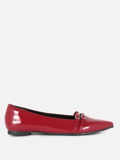 Ballerines Vernies à Bout Pointu