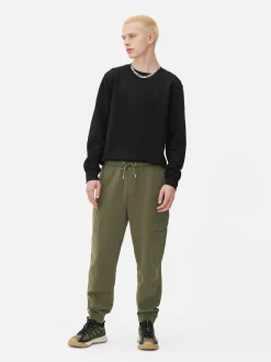 Bas De Jogging Cargo Stretch à Coupe Décontractée