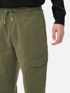 Bas De Jogging Cargo Stretch à Coupe Décontractée