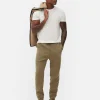 Bas De Jogging Contrecollé Coupe Slim