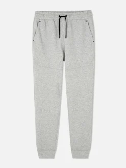 Bas De Jogging Contrecollé Coupe Slim