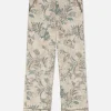 Bas De Pyjama En Satin à Fleurs
