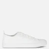 Baskets Basses En Simili Cuir