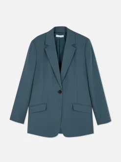 Blazer à Boutonnage Simple à Coordonner