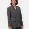 Blazer Oversize à Boutonnage Croisé Rita Ora
