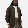 Blouson Bomber En Simili Cuir à Effet Vieilli Rita Ora
