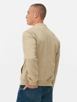 Blouson Bomber En Suédine