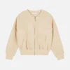 Blouson Bomber Zippé En Jersey