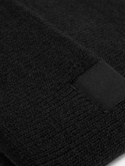 Bonnet En Maille Fine à Revers