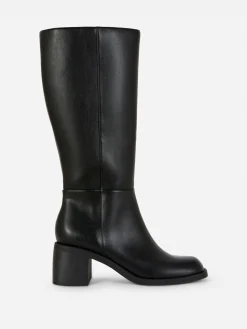 Bottes Hauteur Genou à Talon