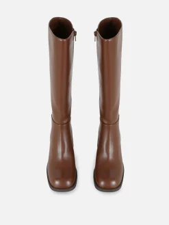 Bottes Hauteur Genou à Talon