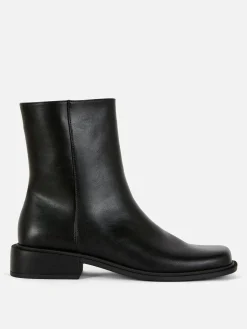 Bottines à Bout Carré