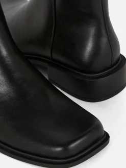 Bottines à Bout Carré