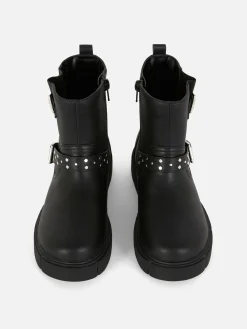 Bottines Avec Bride à Boucle