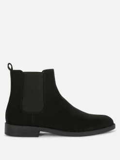 Bottines Chelsea En Suédine