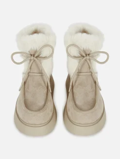 Bottines De Tablier En Fausse Fourrure Rita Ora