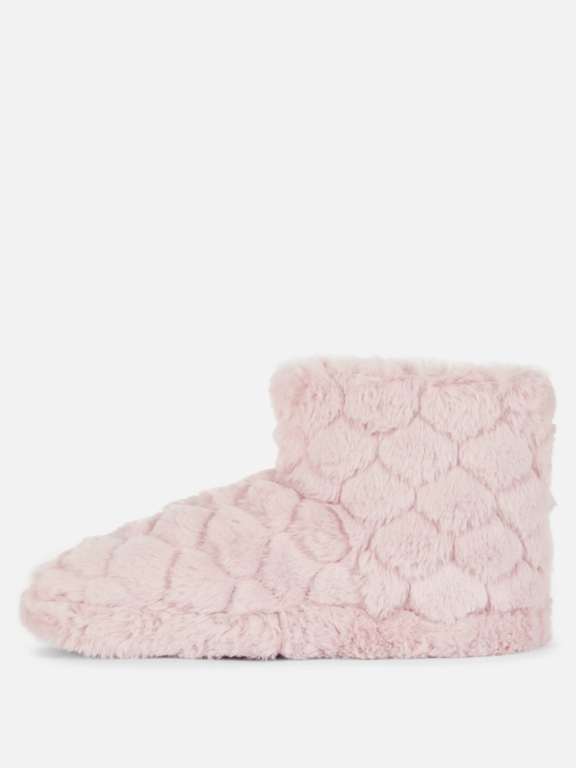 Bottines Duveteuses à Pompons