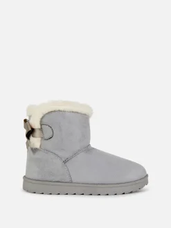 Bottines Ornées D'un Nœud