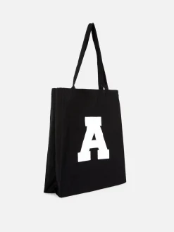 Cabas En Toile à Initiale