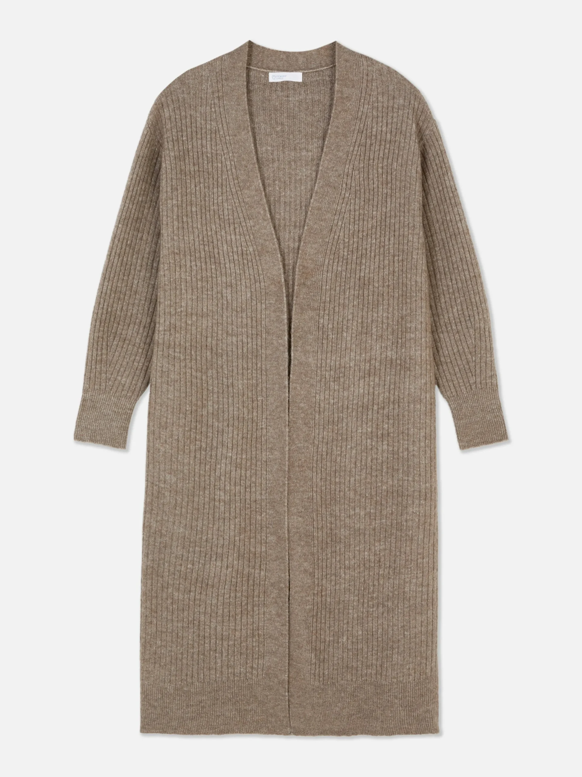 Cardigan Long Côtelé