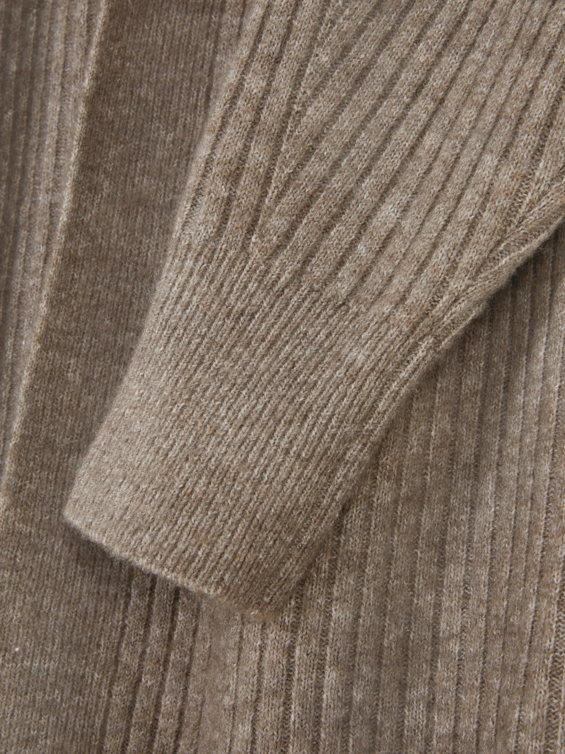 Cardigan Long Côtelé