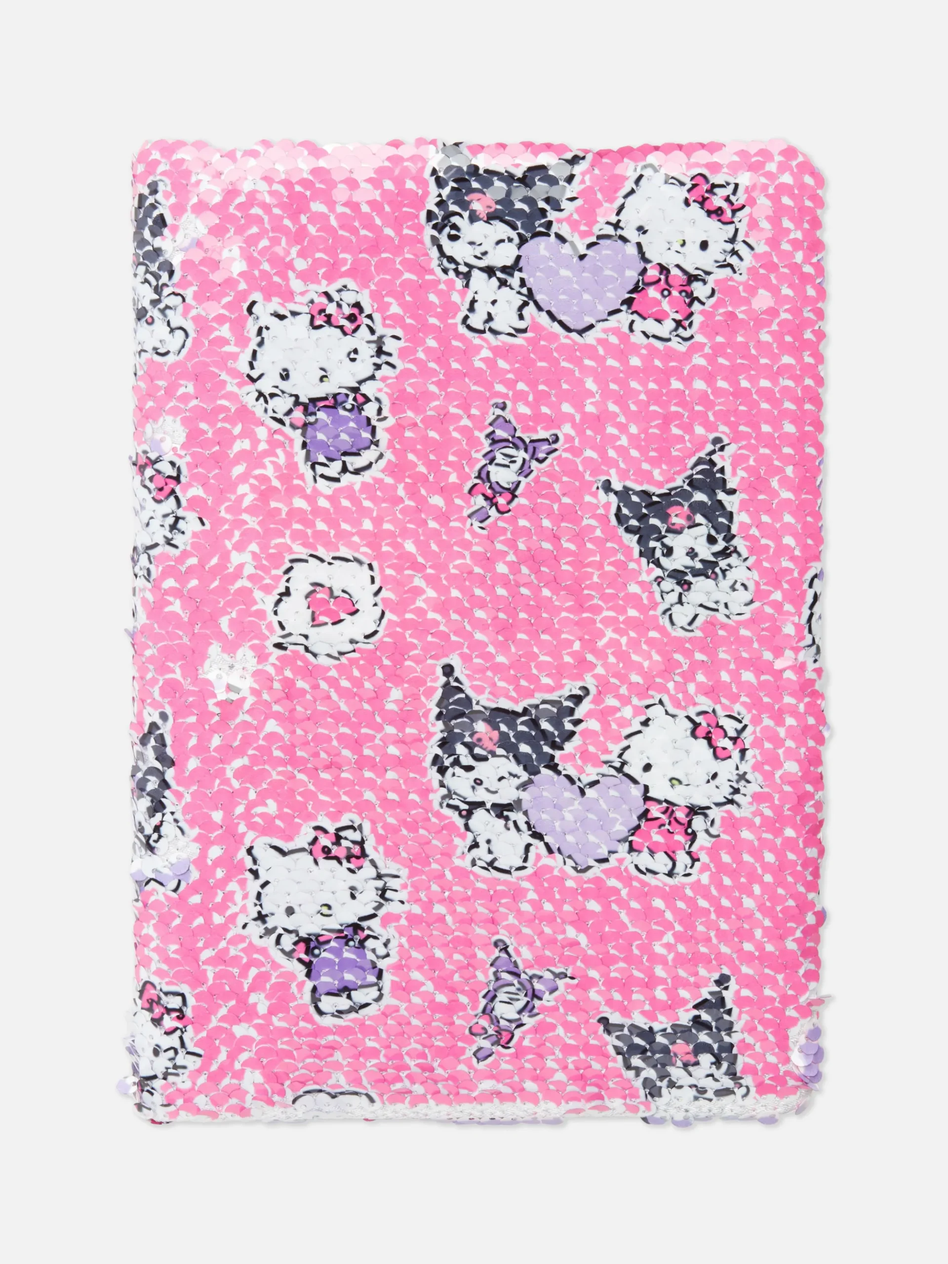 Carnet A5 à Sequins Réversibles Hello Kitty Et Kuromi