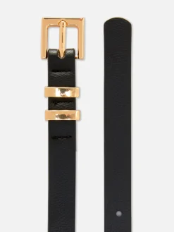 Ceinture à Boucle Carrée
