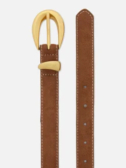 Ceinture En Simili Cuir à Boucle