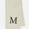 Écharpe Brodée Avec Initiale Monogramme