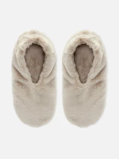 Chaussons En Fausse Fourrure