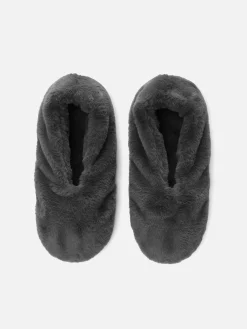 Chaussons En Fausse Fourrure