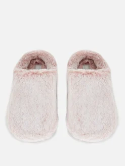 Chaussons En Fausse Fourrure