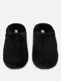 Chaussons En Fausse Fourrure