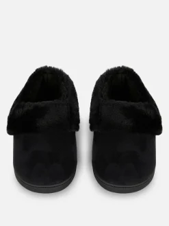 Chaussons Mocassins Doublés En Fausse Fourrure