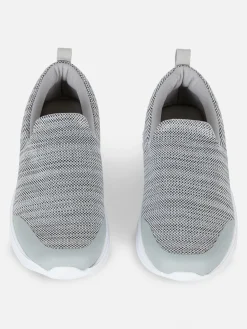 Chaussures De Sport Sans Lacets En Tissu