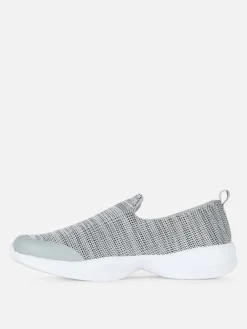 Chaussures De Sport Sans Lacets En Tissu