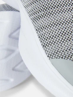 Chaussures De Sport Sans Lacets En Tissu