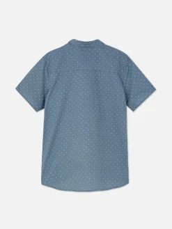 Chemise à Manches Courtes Et à Boutons