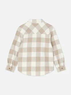 Chemise à Manches Longues à Carreaux