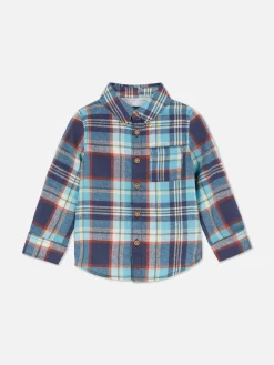 Chemise à Manches Longues à Carreaux