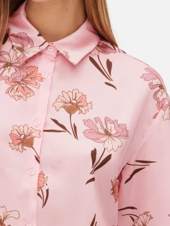 Chemise Boutonnée Graphique à Coordonner