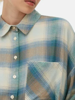 Chemise Coupe Boyfriend à Carreaux