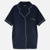 Chemise De Maternité à Boutons Et à Manches Courtes