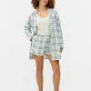 Chemise De Nuit Longue En Flanelle à Carreaux