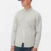 Chemise En Sergé De Coton à Manches Longues