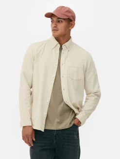 Chemise En Sergé De Coton à Manches Longues