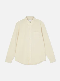 Chemise En Sergé De Coton à Manches Longues