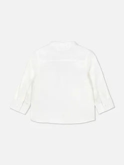 Chemise Texturée à Manches Longues