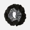 Chouchou Cheveux Vichy Avec Dentelle