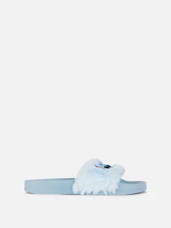 Claquettes De Piscine En Fausse Fourrure Disney